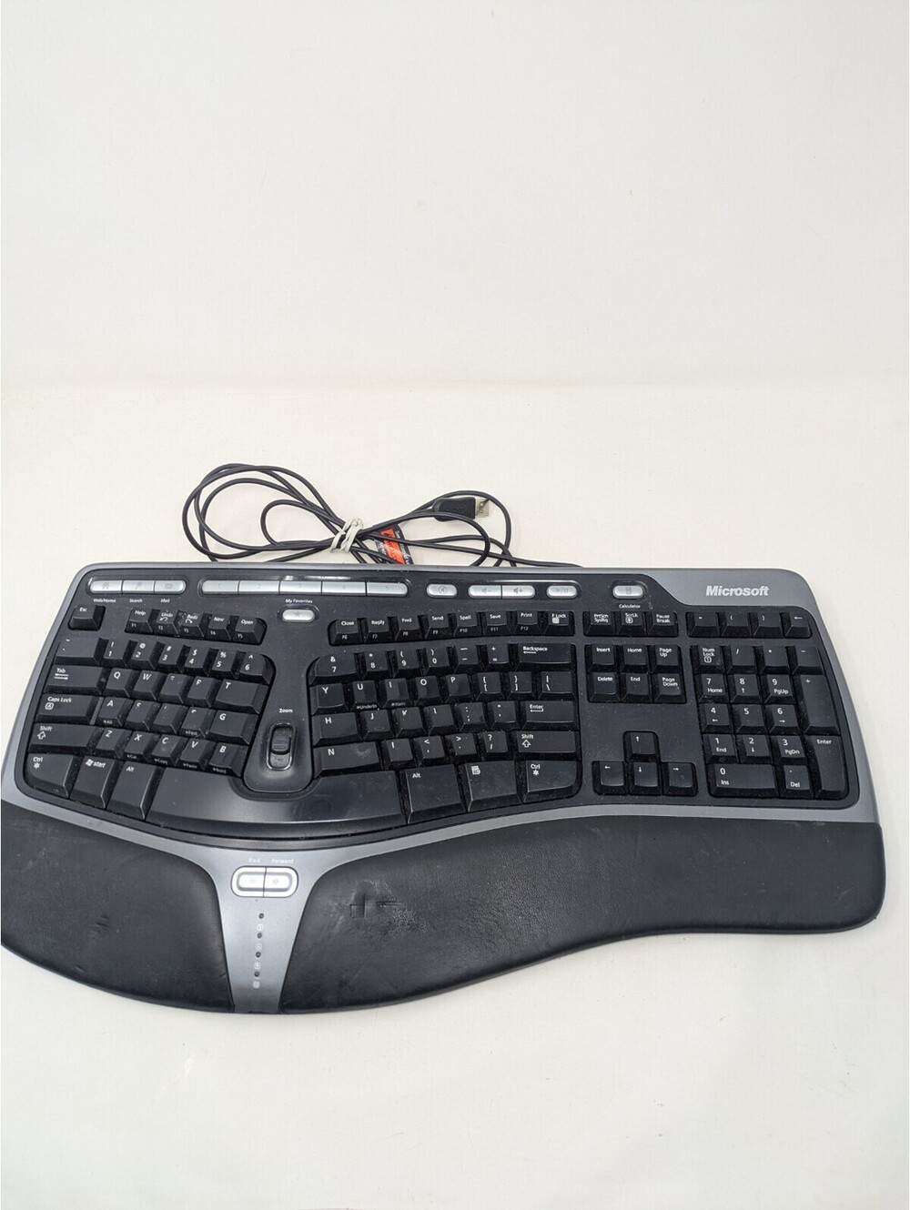 Microsoft Natural Ergonomic 4000 v1.0 Keyboard KU-0462 Model 1048 Tested-
